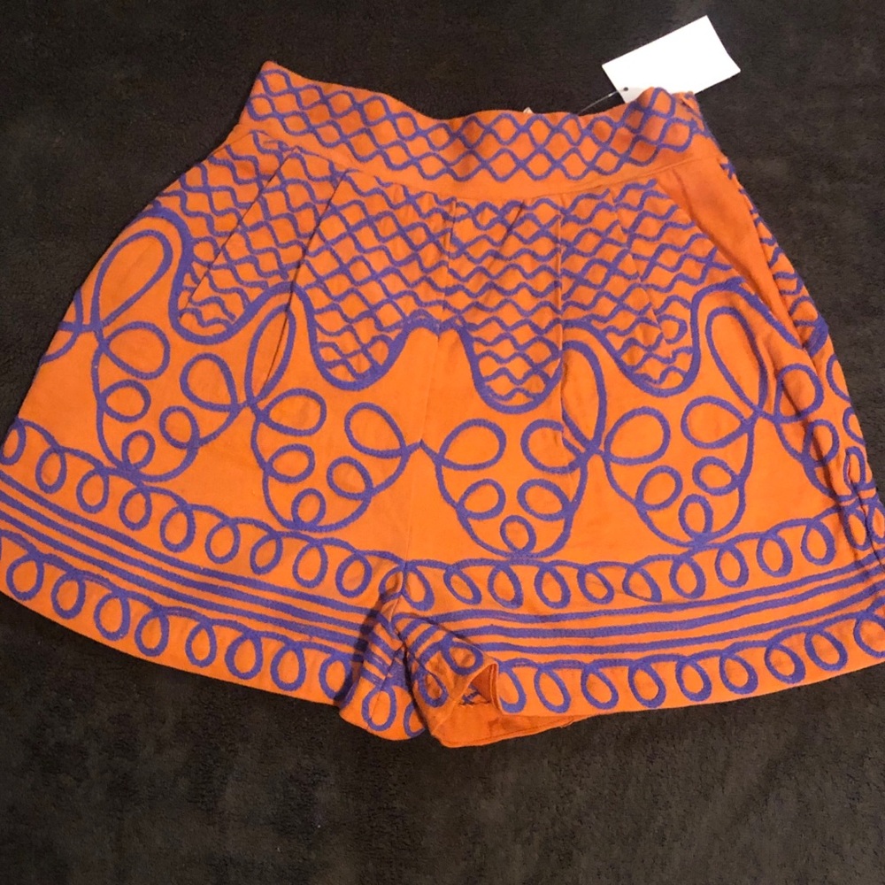 Embroidered shorts